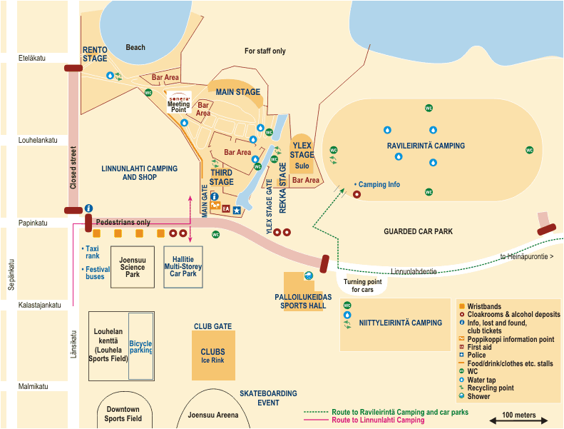 Map of the Festival Site