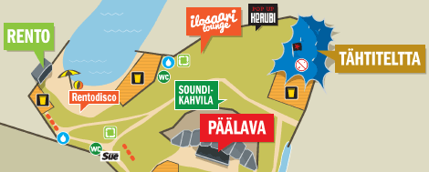 Ilosaari lounge sijaitsee Tähtiteltan vieressä Ilosaari lounge sijaitsee Tähtiteltan vieressä