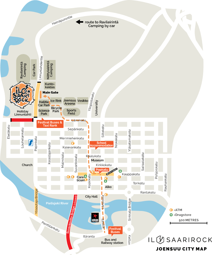 Joensuu City Map