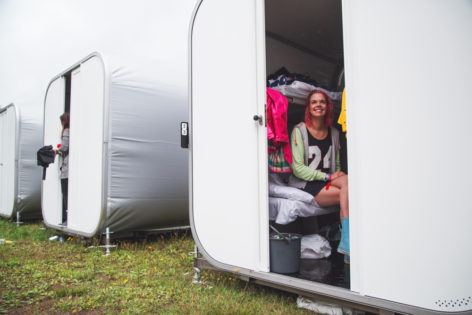 Anni Paltemaa suosittelee mobiilihotellia herkkäunisille.