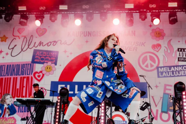 Ellinoora. Photo: Antti Pitkäjärvi / Ilosaarirock 2025