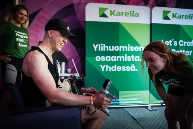 Ilosaarirock <3 Karelia University of Applied Sciences. Photo: Markus Korpi-Hallila / Ilosaarirock 2025