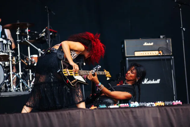 Nova Twins (UK). Photo: Roosa-Maria Kauppila / Ilosaarirock 2025