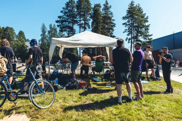 Rujon skeittikisat. Kuva: Roosa-Maria Kauppila / Ilosaarirock 2025