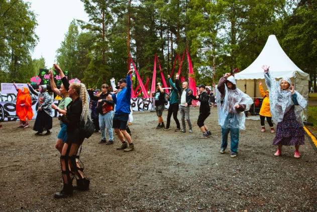 Opeteltiin parit muuvit. Kuva: Roosa-Maria Kauppila
