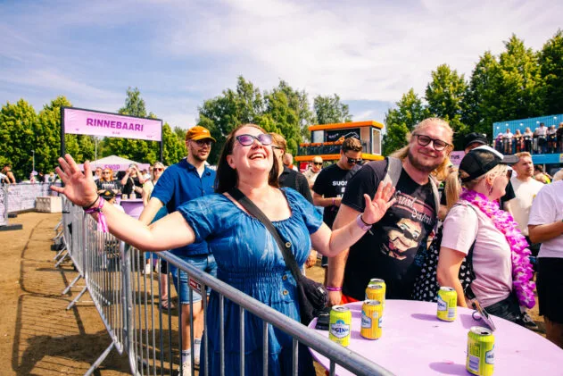Nyt nautitaan! Kuva: Roosa-Maria Kauppila