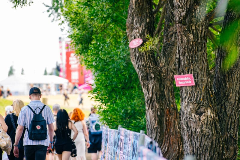 Ilosaarirockin festivaalialue. Kuva: Roosa-Maria Kauppila